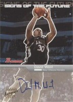 2003-04 Bowman Rookies & Stars - David West #SFA-DWE