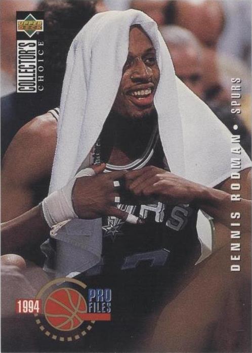 Upper Deck Dennis Rodman Basketball 1994 95 Season Sports