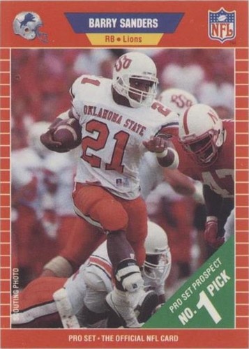 1989 Pro Set Barry Sanders #494