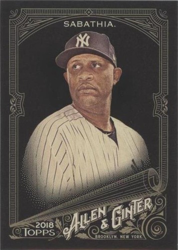 2018 Topps Allen & Ginter's X - C.C. Sabathia #144