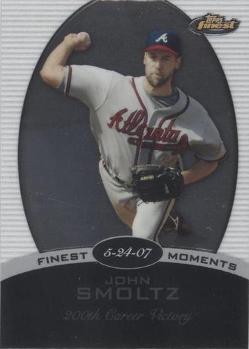 2008 Topps Finest - John Smoltz #FM-JS