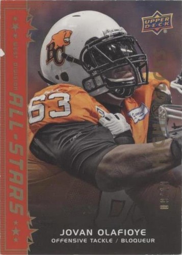 2016 Upper Deck CFL Jovan Olafioye #149