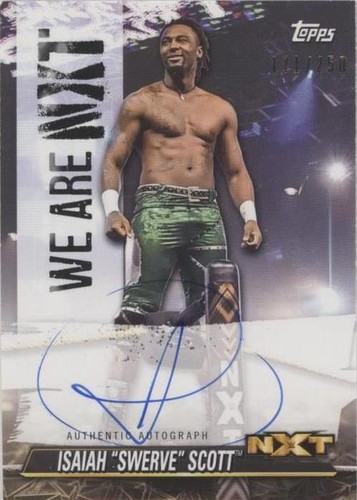2021 Topps WWE NXT - Isaiah "Swerve" Scott #A-SW