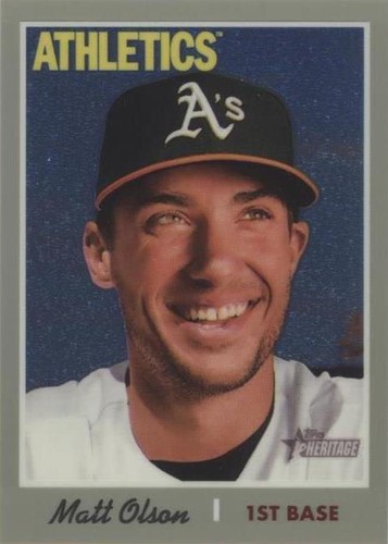 2019 Topps Heritage - Matt Olson #THC-331