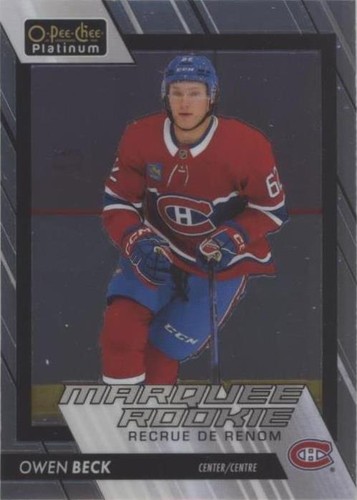 2023-24 O-Pee-Chee Platinum - Owen Beck #225