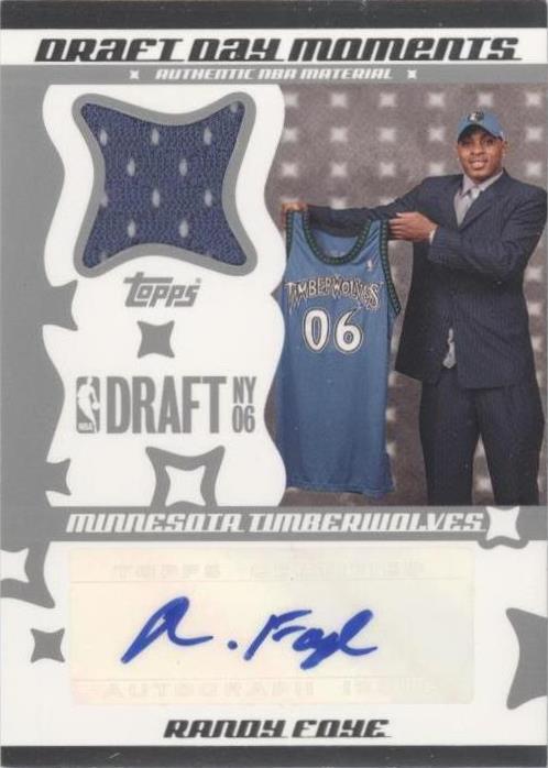 2006-07 Topps Big Game - Randy Foye #DDMJA-RF