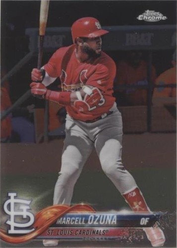 2018 Topps Chrome - Marcell Ozuna #149