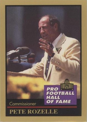 1991 Enor Pro Football Hall of Fame Pete Rozelle #123