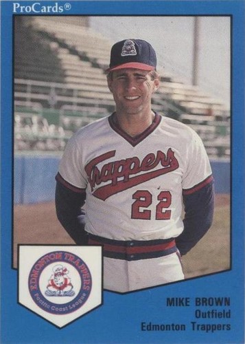 1989 ProCards Minor League Team Sets - Mike Brown #558