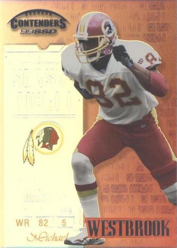 1999 Playoff Contenders SSD Michael Westbrook #34