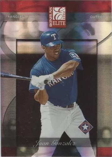 2002 Donruss Elite - Juan González #114