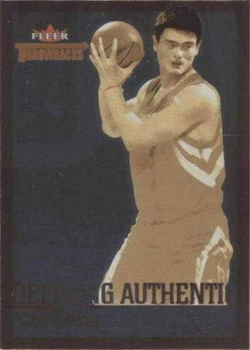 2004-05 Fleer Throwbacks - Yao Ming #5 DA