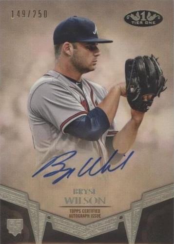 2019 Topps Tier One - Bryse Wilson #BA-BWI