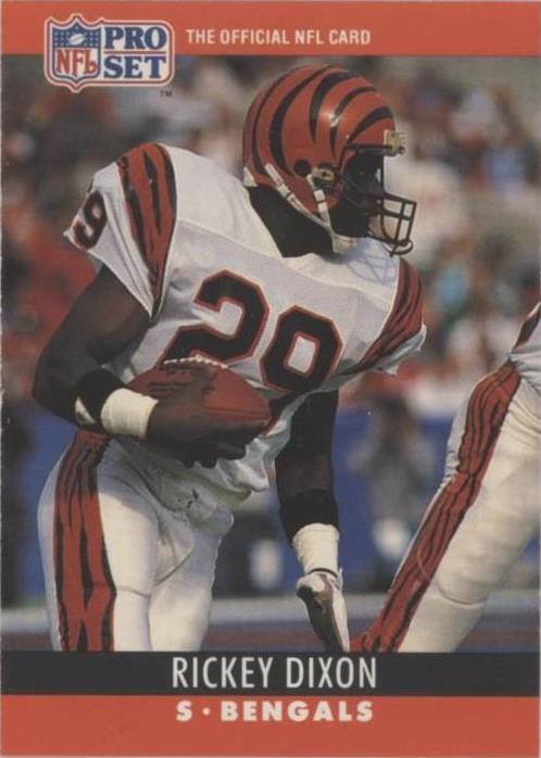1990 Pro Set FACT Cincinnati Rickey Dixon #63