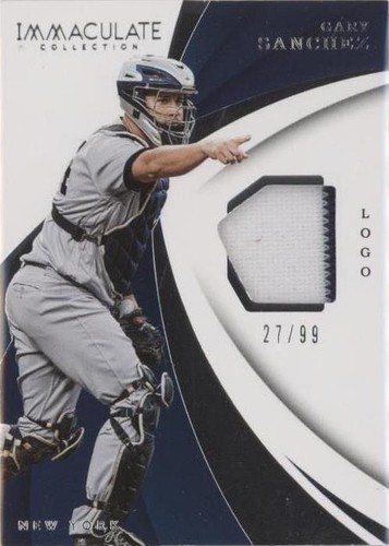 2018 Panini Immaculate Collection - Gary Sanchez #IS-GS