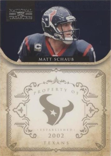2011 Playoff National Treasures Matt Schaub #61