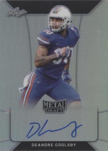 2018 Leaf Metal Draft DeAndre Goolsby #BA-DG2