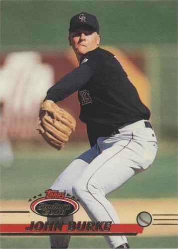 1993 Topps Stadium Club - John Burke #513