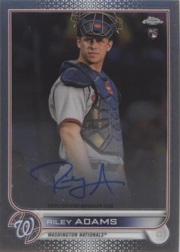 2022 Topps Chrome - Riley Adams #RA-RA
