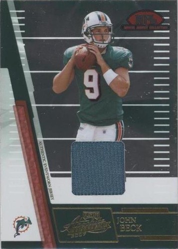 2007 Playoff Absolute Memorabilia John Beck #RJC-16