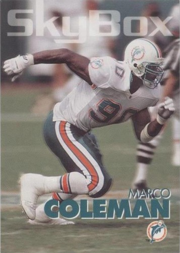 1993 Skybox Impact Marco Coleman #179