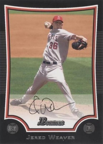 2009 Bowman - Jered Weaver #156