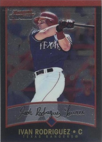 2001 Bowman Chrome - Ivan Rodriguez #86