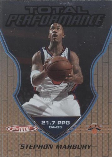 2005-06 Topps Total - Stephon Marbury #TP12