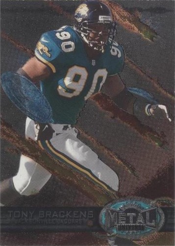 1997 Skybox Metal Universe Tony Brackens #8