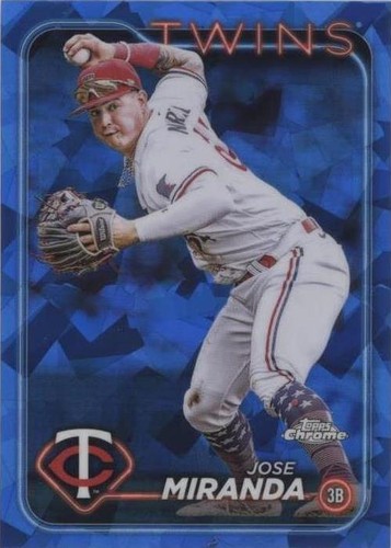 2024 Topps Chrome Sapphire Edition - Jose Miranda #507