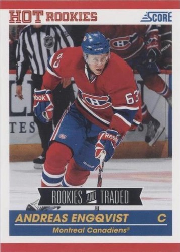 2010-11 Score Rookies & Traded - Andreas Engqvist #604