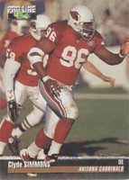 1995 Classic Pro Line Clyde Simmons #305
