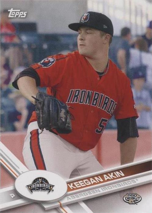 2017 Topps Pro Debut - Keegan Akin #154