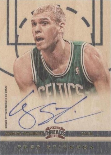 2012-13 Panini Threads - Greg Stiemsma #199