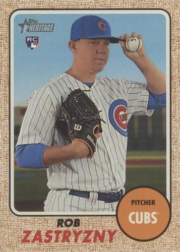 2017 Topps Heritage High Number - Rob Zastryzny #537