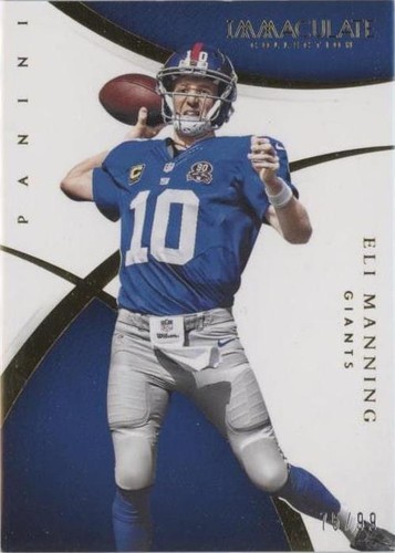 2015 Panini Immaculate Collection Eli Manning #35