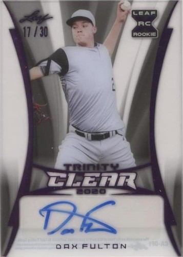 2020 Leaf Trinity - Dax Fulton #CA-DF1