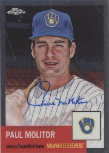 2022 Topps Chrome Platinum Anniversary - Paul Molitor #CPA-PMO