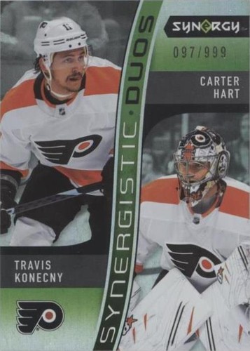 2023-24 Upper Deck Synergy - Carter Hart Travis Konecny #SD-11