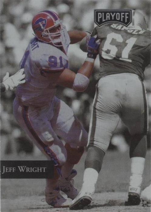 1992 Playoff Jeff Wright #88