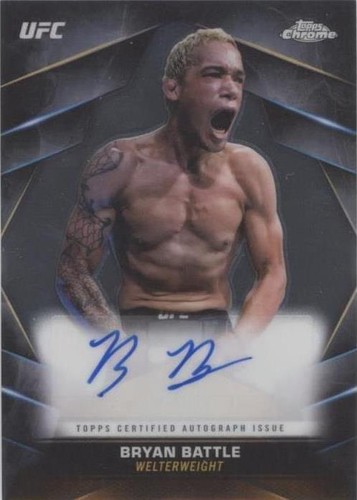 2024 Topps Chrome UFC - Bryan Battle #CVA-BBA