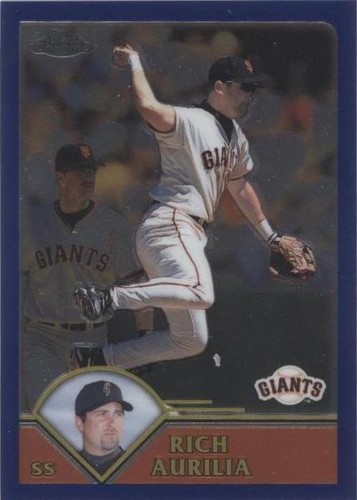 2003 Topps Chrome - Rich Aurilia #249