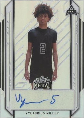 2021-22 Leaf Metal - Vyctorius Miller #BA-VM1