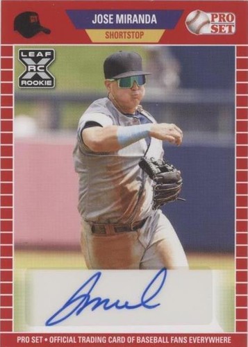 2021 Leaf Pro Set Baseball Blaster - Jose Miranda #PS-JM3