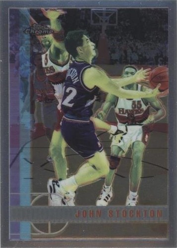 1997-98 Topps Chrome - John Stockton #8
