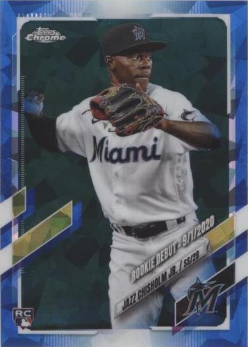 2021 Topps Chrome Update Series Sapphire Edition - Jazz Chisholm #US114