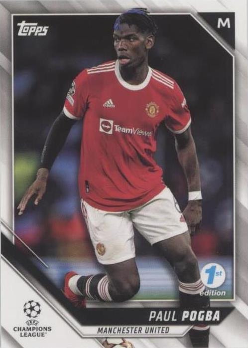 2021-22 Topps UCL Collection 1st Edition Paul Pogba #66