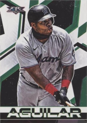 2021 Topps Fire - Jesus Aguilar #154