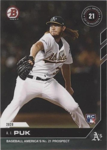 2020 Bowman Next Topps Now Baseball America's Top 100 Prospects - A.J. Puk #T48