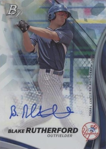2017 Bowman Platinum - Blake Rutherford #TPA-BR